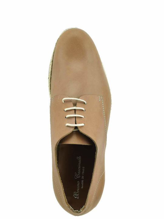 Leder Herren Freizeitschuhe Beige