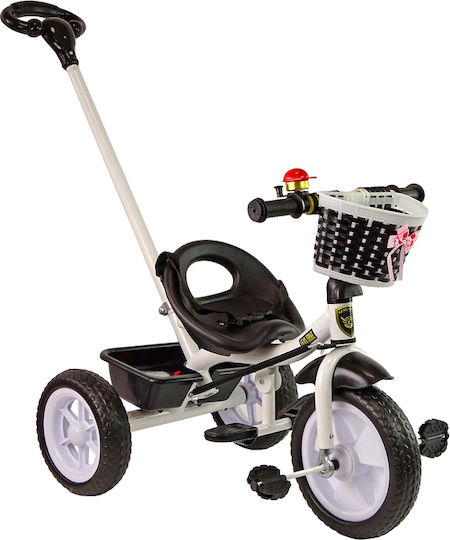 Tricycle Μετατρεπόμενο με Χειρολαβή Γονέα Μαύρο