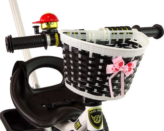 Tricycle Μετατρεπόμενο με Χειρολαβή Γονέα Μαύρο