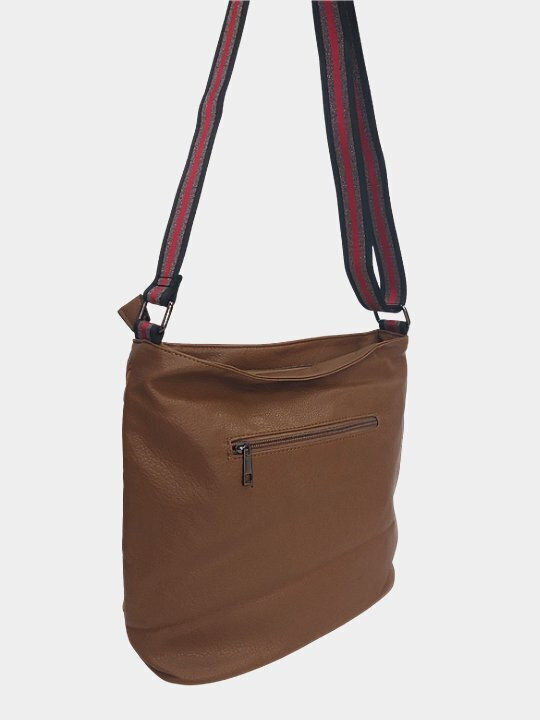 Chris Borsa Damen Tasche Schulter Tabac Braun