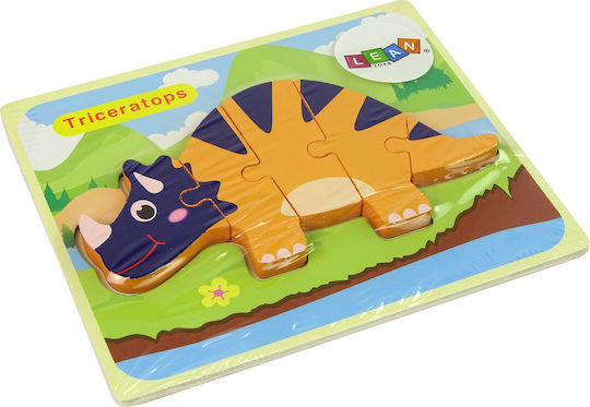 Ξύλινο Παιδικό Puzzle 5pcs Lean Toys
