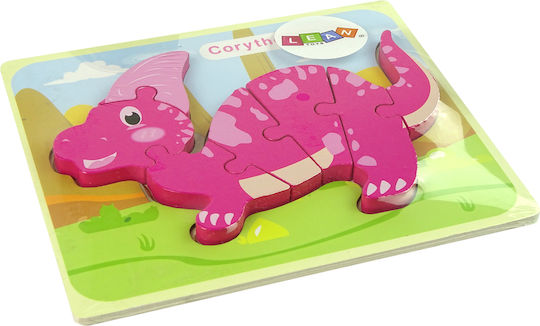 Wooden Kids Peg Puzzle for 3+ Years 7pcs Lean Toys