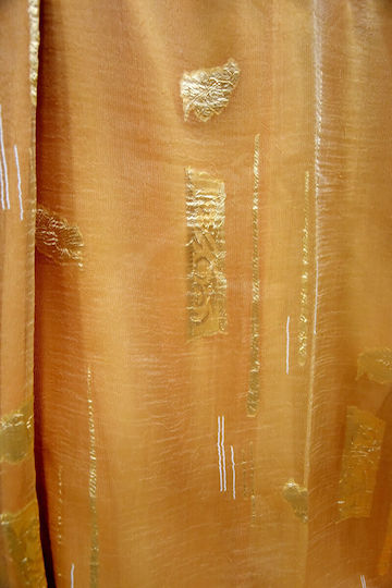 Decotelia Κουρτίνα με Τιράντες Πορτοκαλί 255x300εκ.