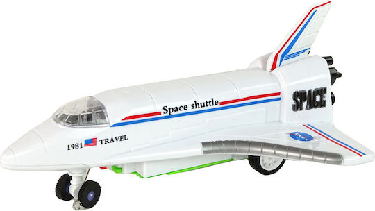 Lean Toys Space Shuttle Remote Controlled Airplane White