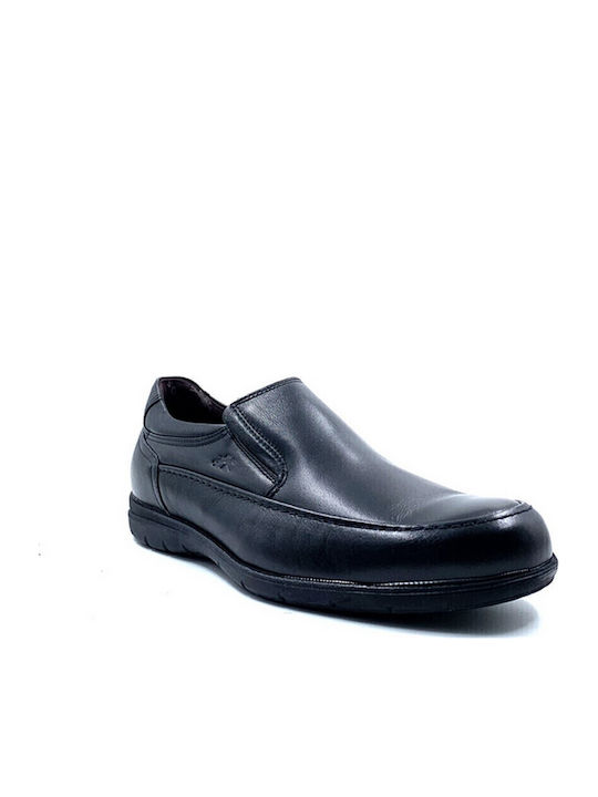 De piele Slip-on-uri pentru bărbați Negre