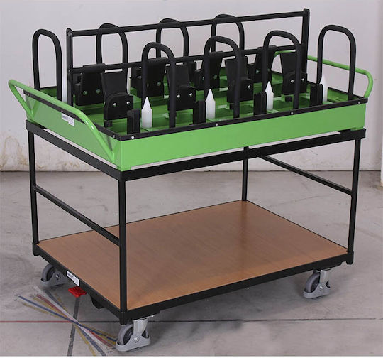 Variofit Transport-Wagen for Load Weight up to 250kg in Blau Color