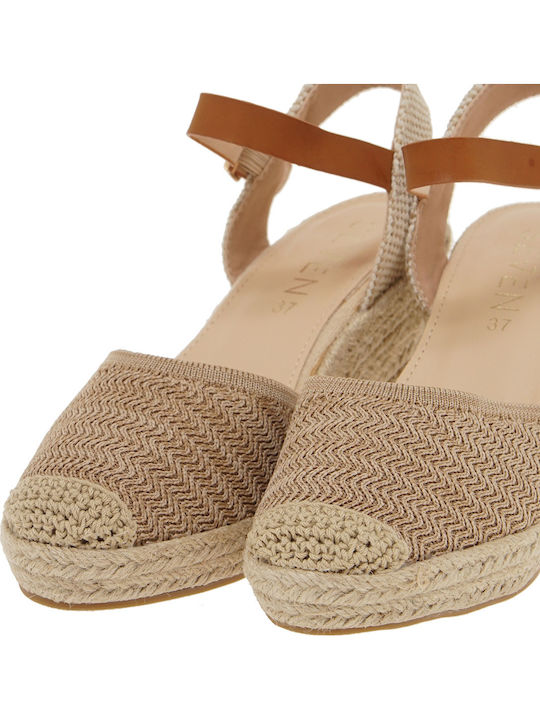 Women's Platform Espadrilles Brown