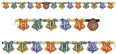 Happy Birthday Garland for Party Harry Potter 1pcs