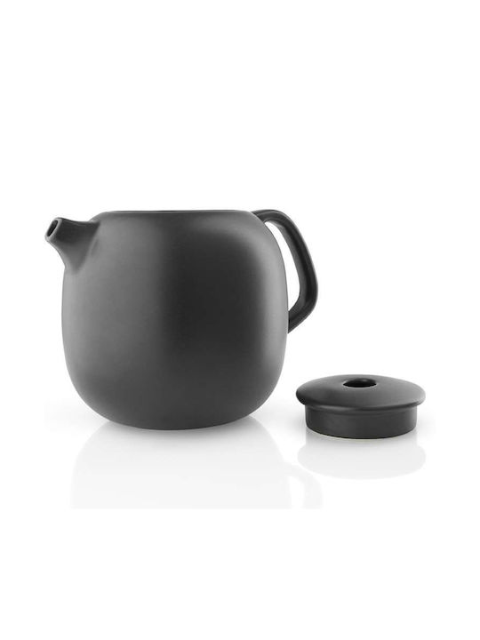 Eva Solo Nordic Teekanne Keramik Schwarz 1000ml