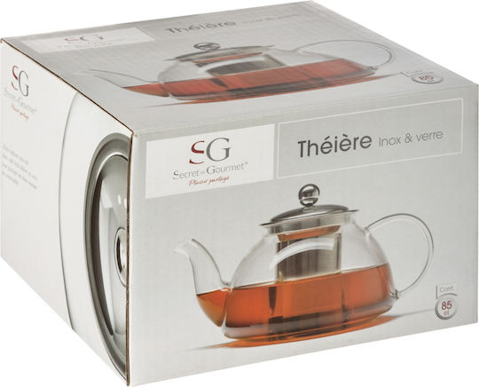 Secret de Gourmet Glas-Teekanne mit Filter 850ml