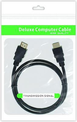 DM Pro HDMI 2.0 Cable HDMI male - HDMI male 5m Μαύρο