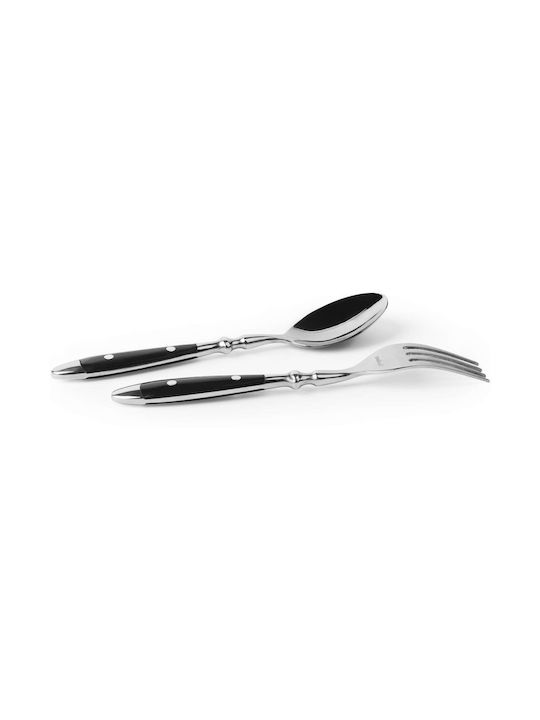 Excelsa 24-Piece Stainless Steel 18/10 Silver Cutlery Set England Cottage