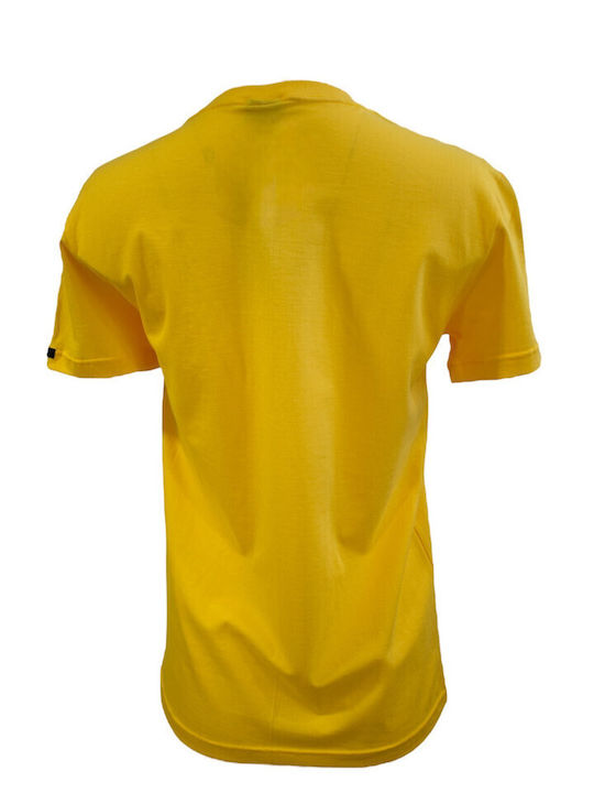 Apple Boxer Men's Short Sleeve Undershirt Yellow