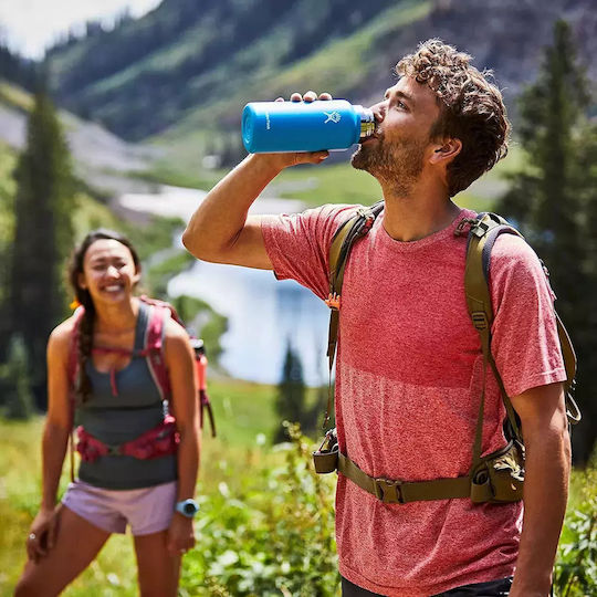 Hydro Flask Wide Mouth Sticlă Termos Oțel inoxidabil Fără BPA 1lt Negru