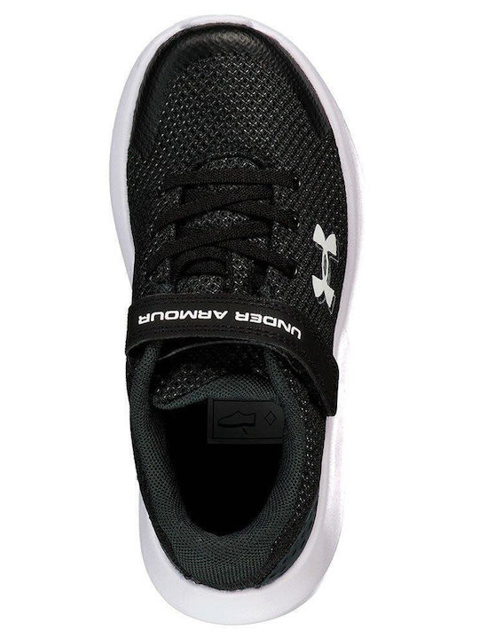 Surge 4 Kids Sports Shoes Running with Hoop & Loop Closure Black