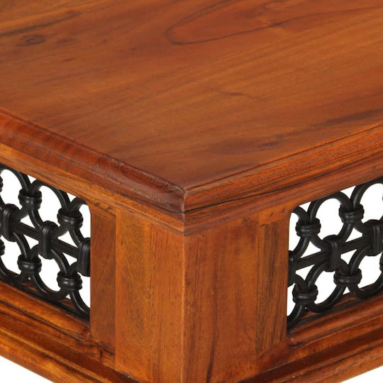 Schreibtisch aus Massivholz Beige 110x50x76cm