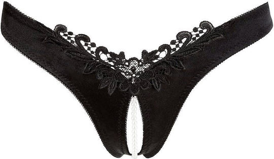 Cottelli Collection Γυναικείο Sexy String Μαύρο