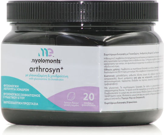 My Elements Arthrosyn+ Nahrungsergänzungsmittel Für Gelenke Und Knochen 20 Umschläge Zitronenme flavor