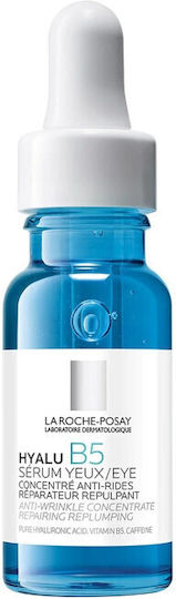 La Roche Posay Hyalu B5 & Ser pentru ochi Hyalu Β5 5ml Calmante & Anti-îmbătrânire Serum Față & Ochi cu Acid hialuronic & Vitamina B5 pentru Reîntinerire 2x30ml
