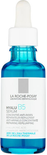 La Roche Posay Hyalu B5 & Ser pentru ochi Hyalu Β5 5ml Calmante & Anti-îmbătrânire Serum Față & Ochi cu Acid hialuronic & Vitamina B5 pentru Reîntinerire 2x30ml