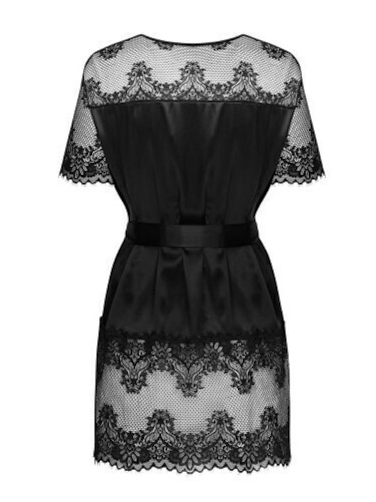Obsessive Summer Women's Robe Black Maderris