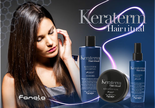 Fanola Keraterm Progressive Smoothing Spray Hair Lotion for Smoothing with Keratin 200ml