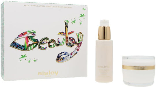Sisley Paris L'Integral Anti-Age Duo Skin Care Set for Moisturizing & Facial Cleaning 2pcs