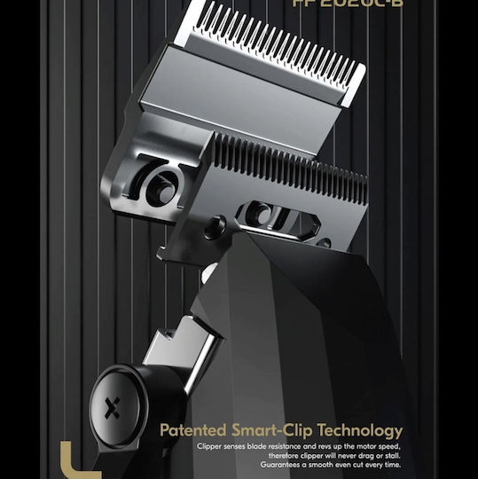 jRL Ff Professional Rechargeable Hair Clipper Black 2020C-B