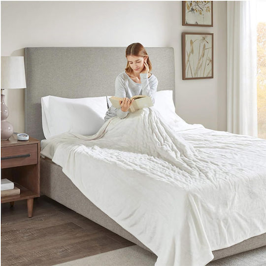 Wintem Double Electric Blanket White 120W 140x160cm