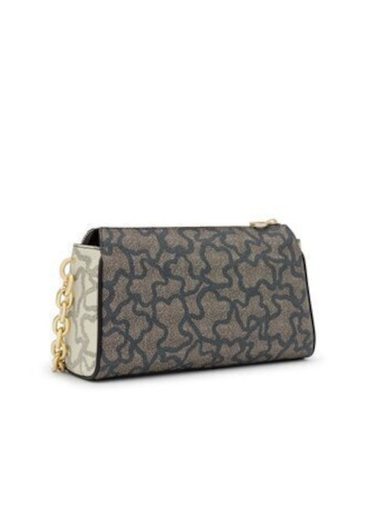 Tous Bolso Damen Tasche Crossbody Beige/Black