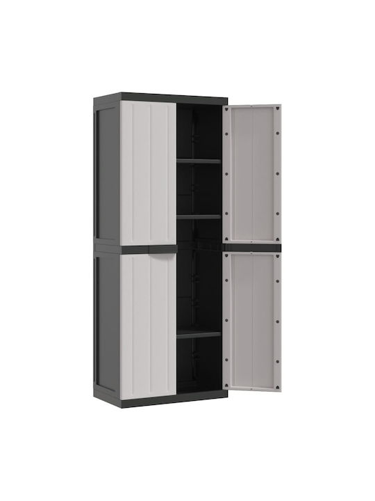 Δίφυλλη Ντουλάπα από Πολυπροπυλένιο 65x37x165εκ.