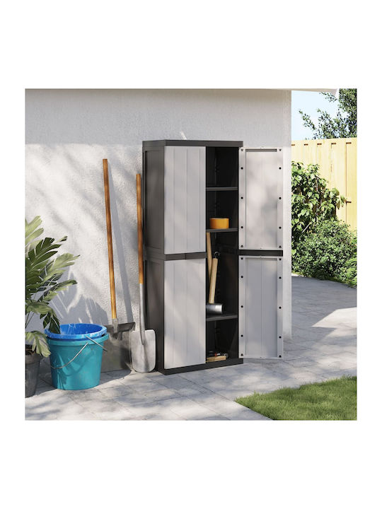 Δίφυλλη Ντουλάπα από Πολυπροπυλένιο 65x37x165εκ.