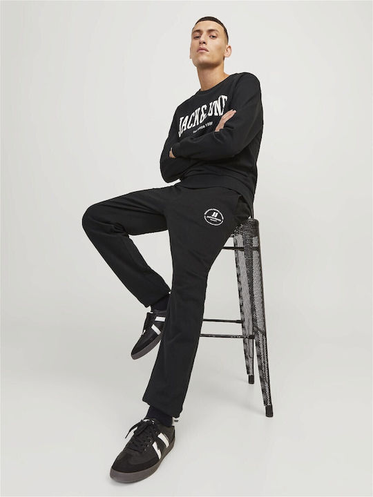 Sweatpants with Elastic Black
