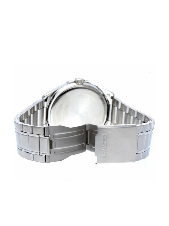Casio Collection Men's Watch 43.5mm Battery With Metal Bracelet Silver/Black