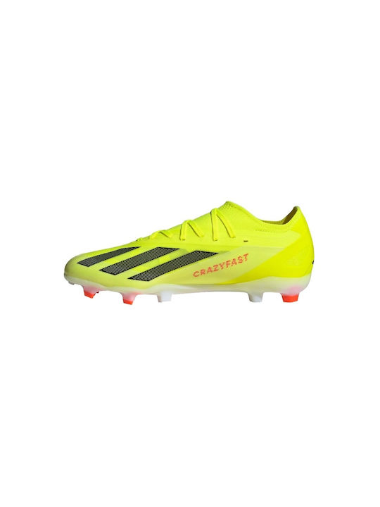 Adidas X Crazyfast Pro Low Football Shoes FG with Cleats Green