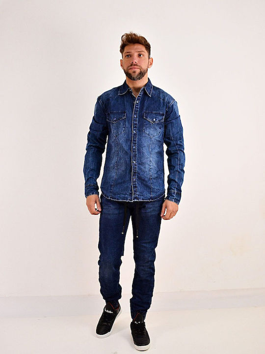 Langärmlig Jeans Hemd ''Gene''