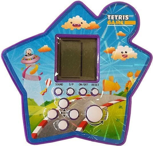 Tetris Star Elektronische Handheld-Spielkonsole für Kinder (Verschiedene Designs/Sortiment von Designs) 1St