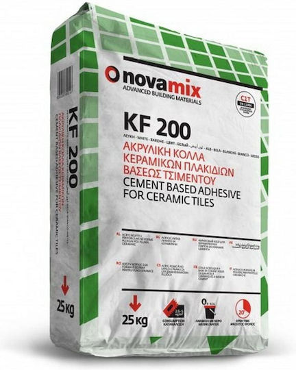 Novamix Kf200 Klebstoff Kacheln Grau 25kg