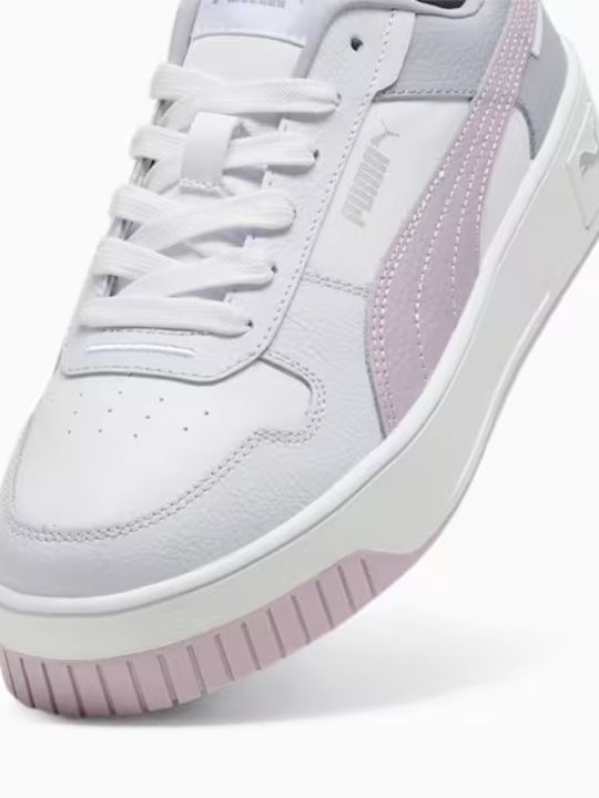 Carina Street Femei Flatforms Adidași Albe