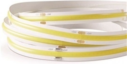 Αδιάβροχη Ταινία LED 12V Φυσικό Λευκό Φως 5m Τύπου COB