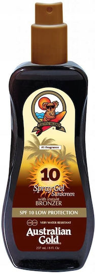 Australian Gold Spray Bronzer Spf10 + Tanning Accelerator Spray Σετ Αντηλιακής Προστασίας SPF10 2τμχ