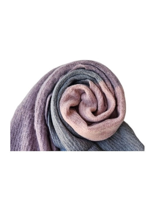 MI-TU Exclusive Women's Wool Scarf Pink