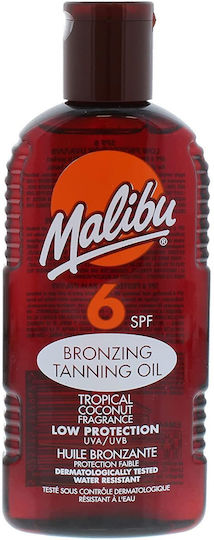 Malibu Set Cu After Sun Și Ulei De Bronzare SPF6 2 Bucăți