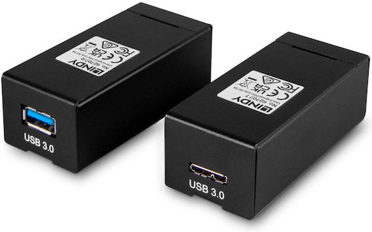 Lindy Захранване 200 м оптичен USB 3.0 удължител 1бр (42707)