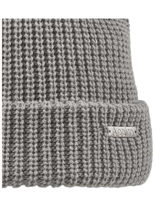 Cairn Beanie Beanie Knitted in Gray color