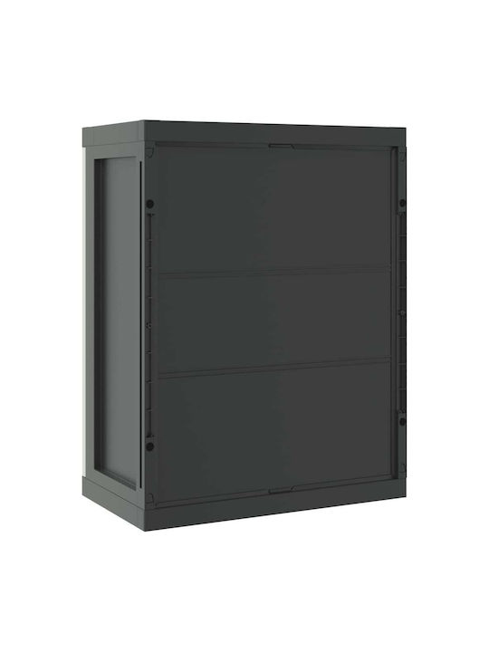 Double-leaf Polypropylene Outdoor Storage Cabinet 65x37x85 cm