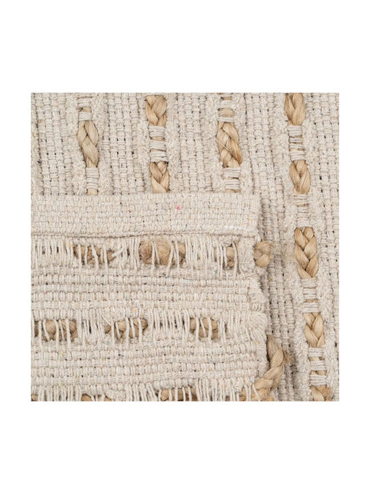 BigBuy Rug Rectangular Summer from Jute White