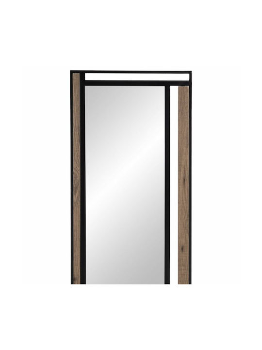 BigBuy Wall Mirror with Black Frame 100x45cm 1pcs