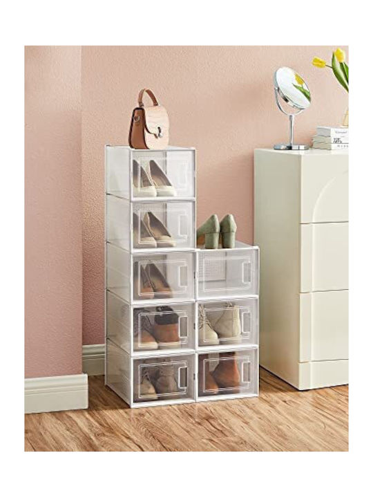 Plastic Shoe Organizer Transparent 31x24.5x17.5cm