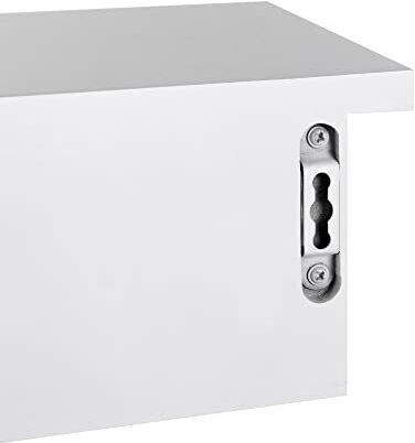 Wall Shelf White 80x15x10cm